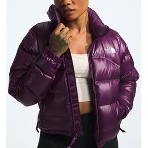 North Face Nuptse 2000 Retro Black Currant Purple XS